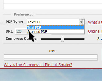 Choose PDF Type